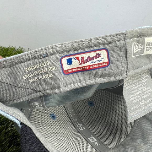 New Era BOSTON RED SOX 59Fifty MLB Baseball  Blue Fitted Hat Cap Size 7 1/4 - Picture 5 of 7